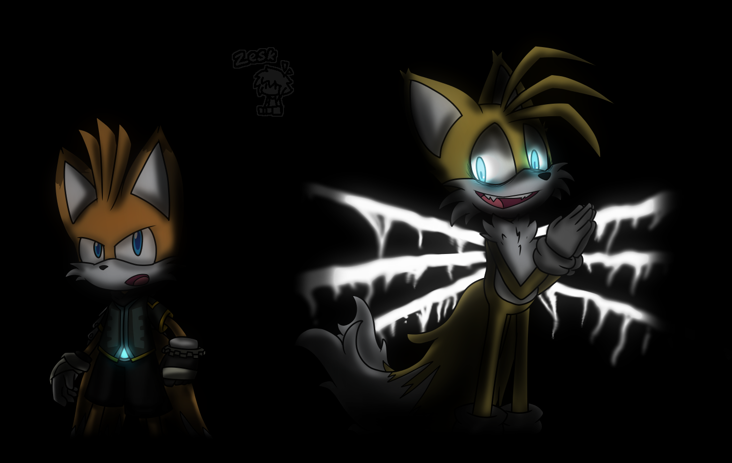 Sonic and Tails by umairbinislam07 -- Fur Affinity [dot] net